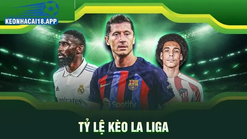 Bảng cập nhật tỷ lệ kèo la liga trực tuyến các trận đấu hôm nay 